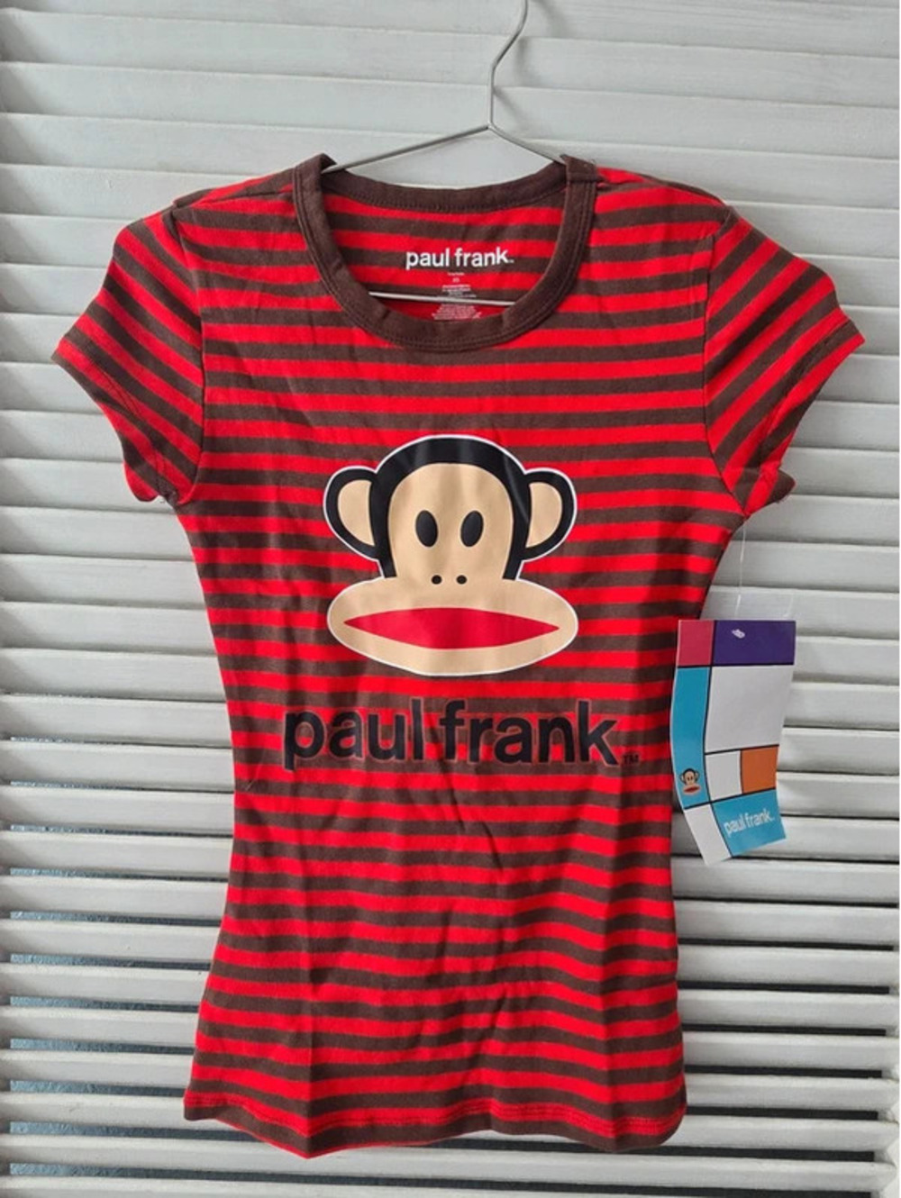 Paul Frank Striped Red/Brown Tee